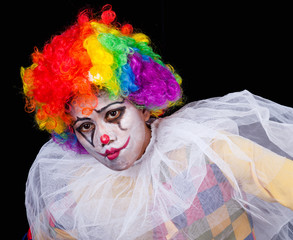 colourful clown