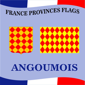 Flag Of French Province Angoumois