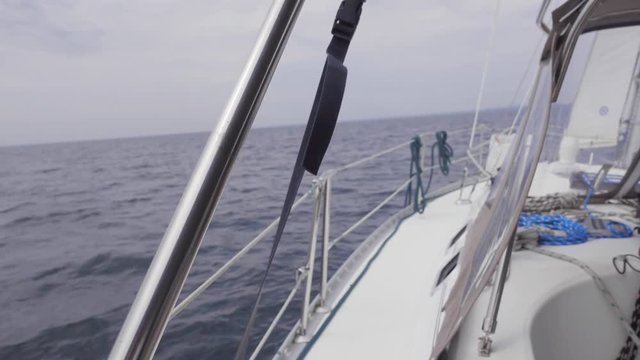 sailboat in summer on the lake ontario toronto