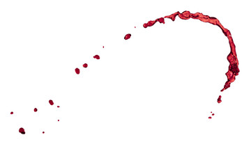 liquid splash red color