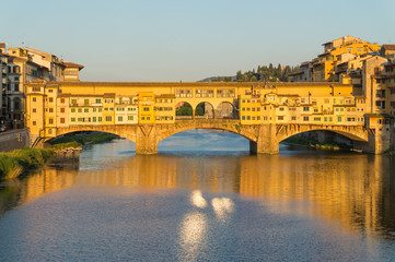 Ponte Vecchio bridge over the Arno River