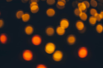 Abstract background of blurred lights.