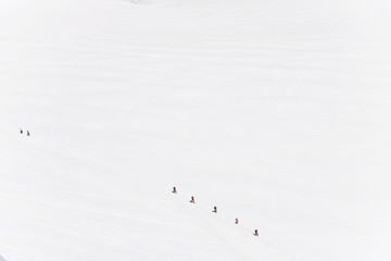 Mont blanc, the highest mountain of Europe.