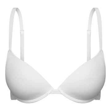 White bra s lingerie invisible mannequin effect isolated