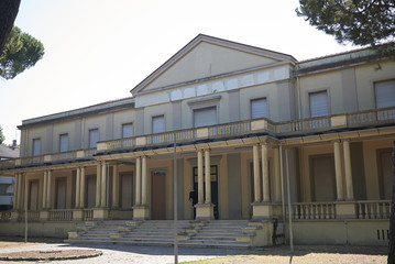 Milano Marittima, Italy - July 30, 2017: "Centro Climatico Marino" building