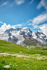 Fototapeta na wymiar Gornergrat Zermatt, Switzerland, Swiss Alps