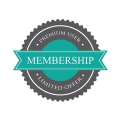 Membership Tag Badge Illustration For Business Industry Vector Isolated