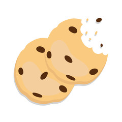 Vector cookie cartoon character