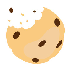 Vector cookie cartoon character