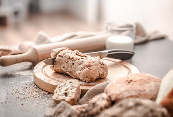 the preparation of bread