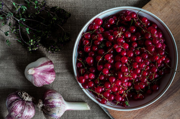 Fresh berries on the background.