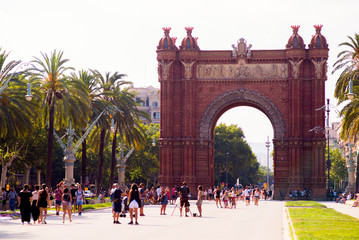 Fototapeta premium Arch Barcelona, Spain.
