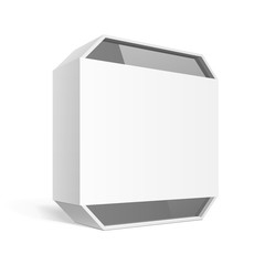 White Package carton Box. For Software