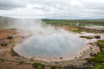The Geyser at the Haukadalur geothermal area, Iceland