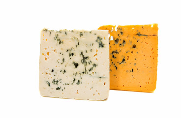 Blue cheese isolated