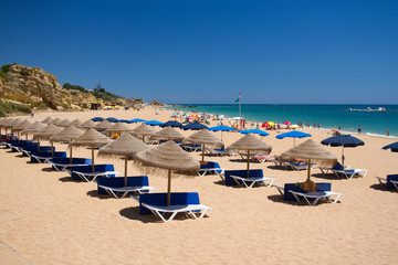 view on beach, Algarve, Portugal