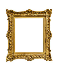 Frame on white background.