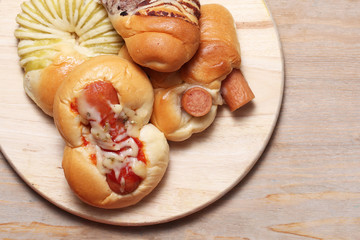 Bread to taste , Delicious and sweet seasonal bread