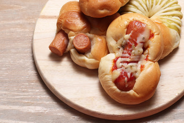 Bread to taste , Delicious and sweet seasonal bread