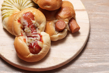 Bread to taste , Delicious and sweet seasonal bread