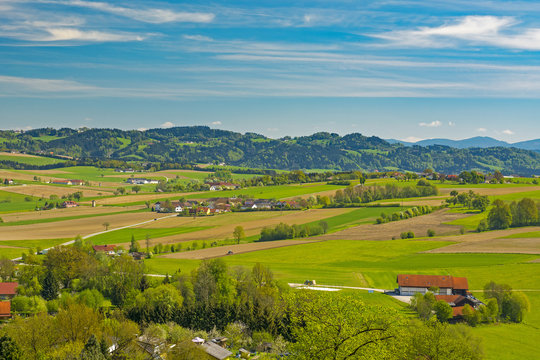 Rural landscape in Upper Austria