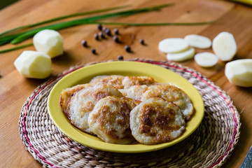 Traditional east european potatoe pancakes