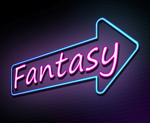 Fantasy neon concept.