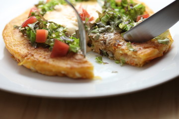 サラダオムレツ／Salads and omelets