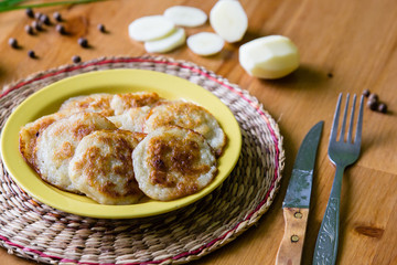 Traditional east european potatoe pancakes