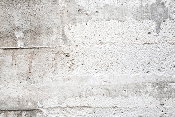 Blank white grunge cement wall texture background, banner, interior design background