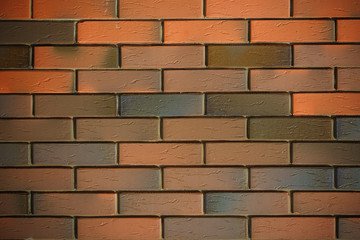 Background red brick wall