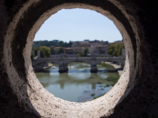 view from Castel Sant'Angelo in Rome