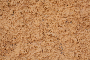 muro naranja y antiguo, la fotografía busca la textura.