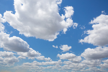 Light gentle cloud on a blue sky