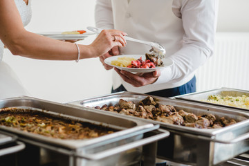 catering service buffet wedding event