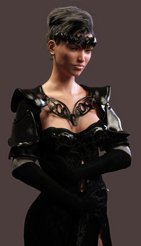 Fantasy Warrior Female, 3D CG