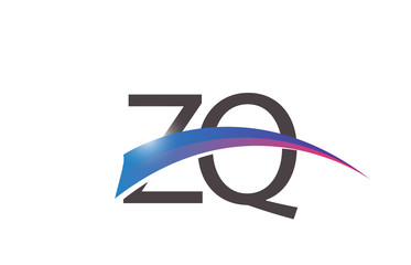 Obraz premium ZQ Initial Logo for your startup venture