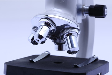Fototapeta na wymiar Microscope for scientist and students laboratory