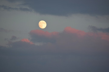 Le lune va se faire manger par un nuage en forme de crocodile.