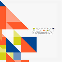 Triangle pattern design background