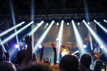 Pubblico a concerto rock