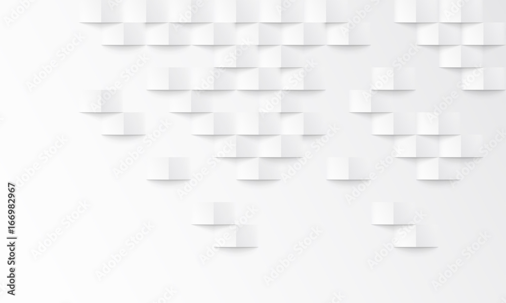 Poster abstract white background with brick shadow vector texture backdrop interior design