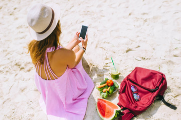 Outdoor recreation. Beautiful young girl