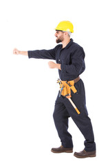 Smiling young worker