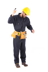 Smiling young worker