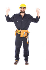 Smiling young worker