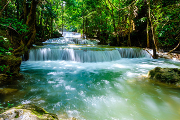 waterfall kanchanaburi thailand