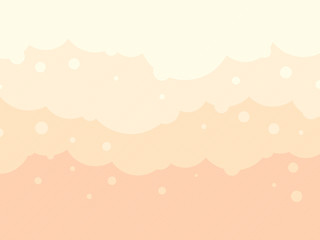 abstract orange cloud circle background