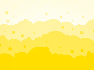 Obraz premium abstract yellow cloud rings background