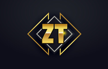 ZT Initial Logo for your startup venture